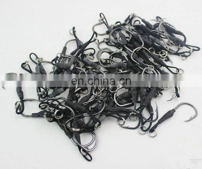 Amazon Super Strong PE Braided Line Saltwater Fishhook Assist Jigging Hook fishing hook with line