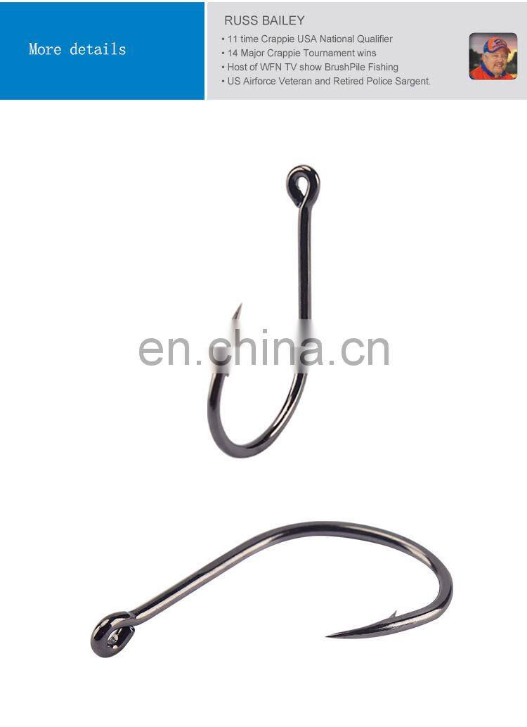High carbon steel 10104 big fish hook mustad fishing hooks for saltwater sea fishing