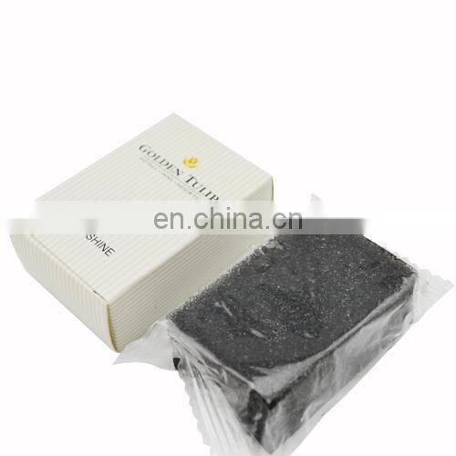 Shoe shine sponge in paper box shoe polisher shiner hotel travel shoe care