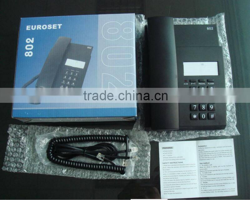 new European style corded landline basic telephone /private mold