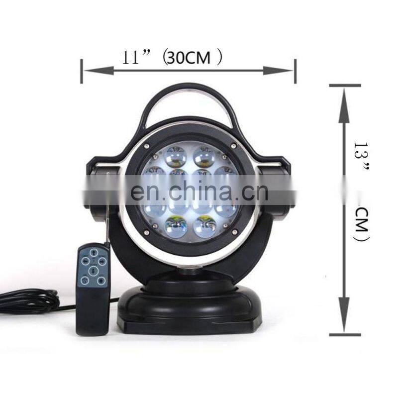 search light marine 12v car led light remote control magnetic base LED530