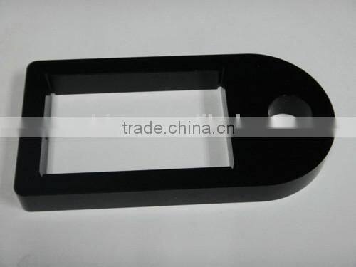 Plastic components machined from PVC