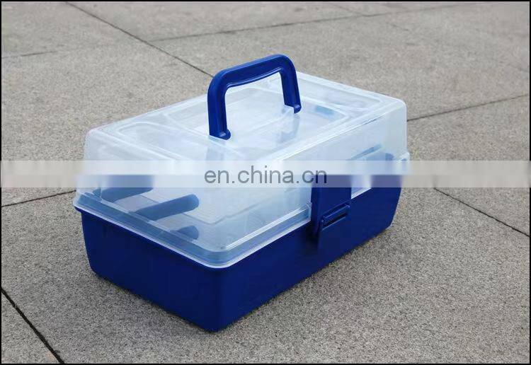wholesale waterproof professional lure bait double-sided storage fishing gear box fishing supplies accessories fishing tool box