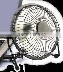 High quality metal DC usb fan 6 inch