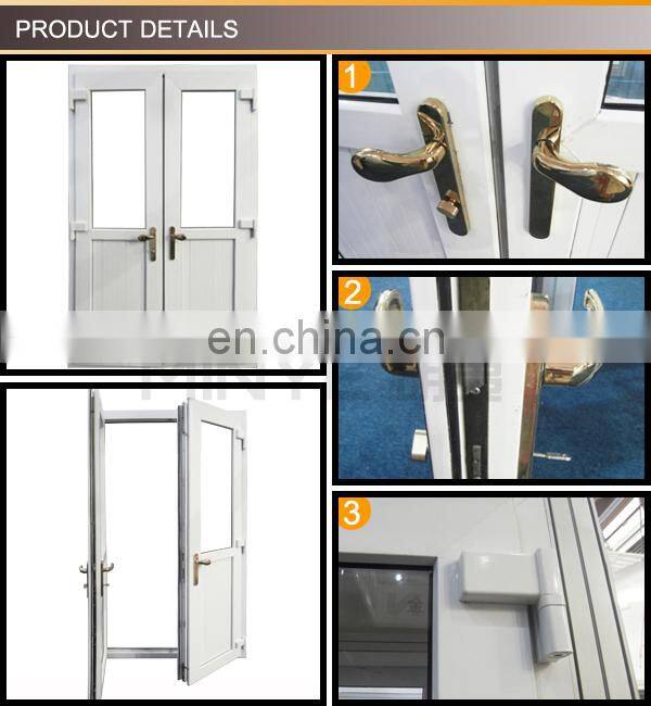 Modern design exterior PVC doors/grills pvc windows and doors