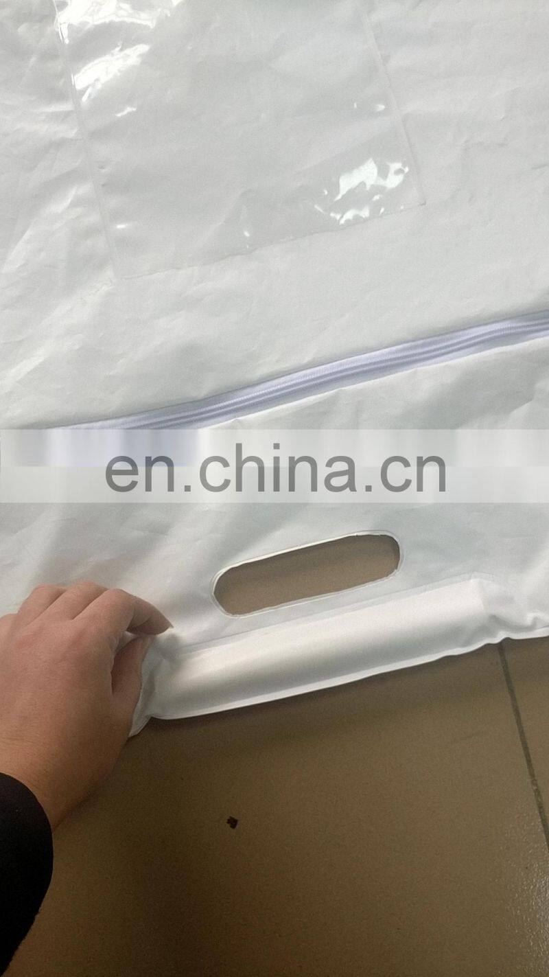 HC-J020 Hospital Prevent infection dead body bag / Economical OEM cadaver bag PVC/PEVA/PP with 6 braided handles