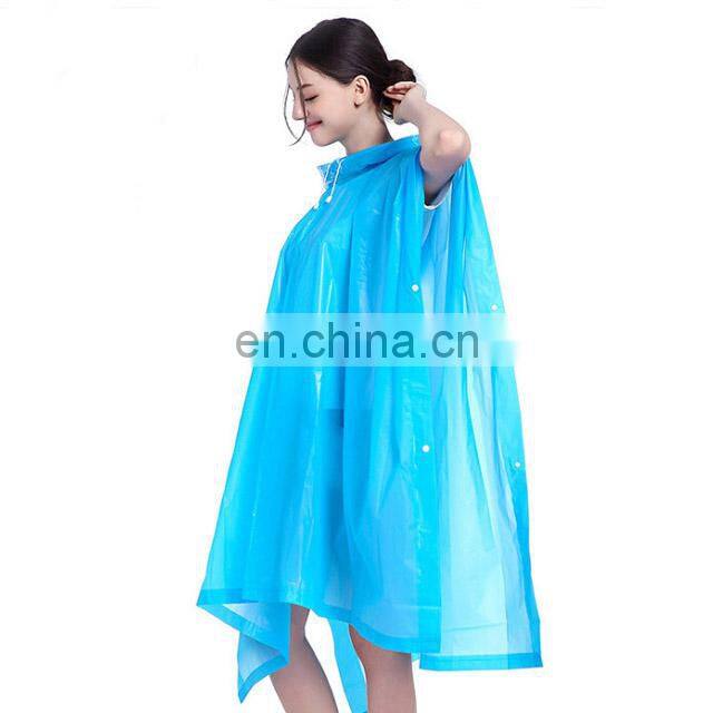Eco-friendly PEVA Raincoat Wholesale