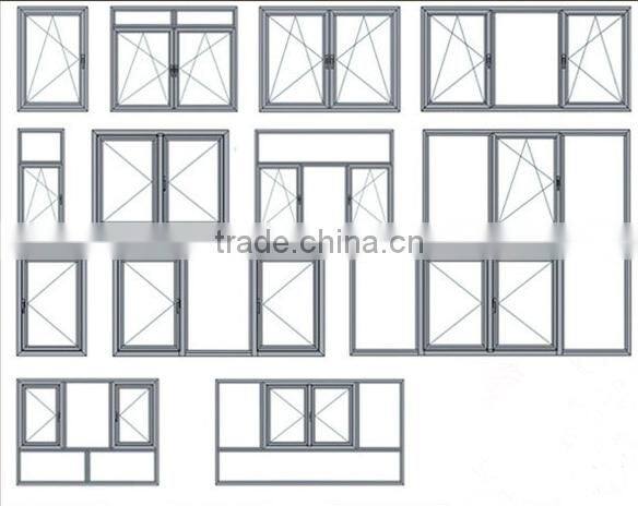 Wood for printing Aluminum Casement Window From Quality Supplier