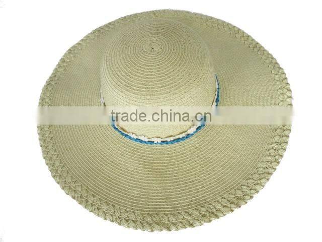 china hot sale ladies fashion straw wholesale straw floppy hats