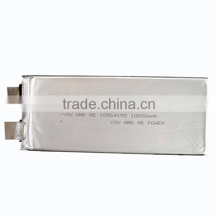 High power lipo battery cell 3.7v 10000mah for RC model