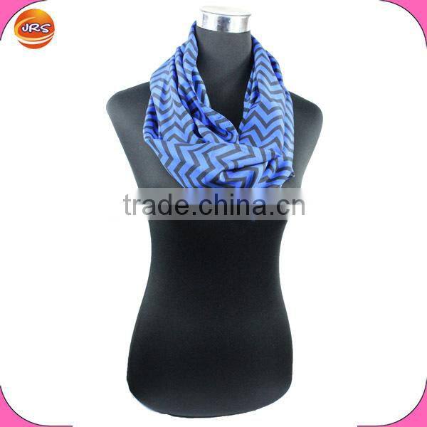 lady's chevron infinity scarf