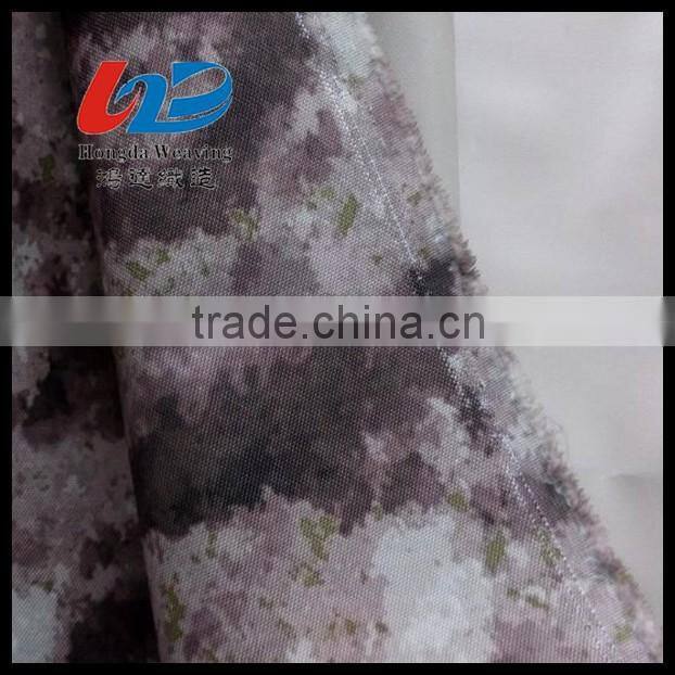 100% Polyester Oxford Camouflage PVC Fabric