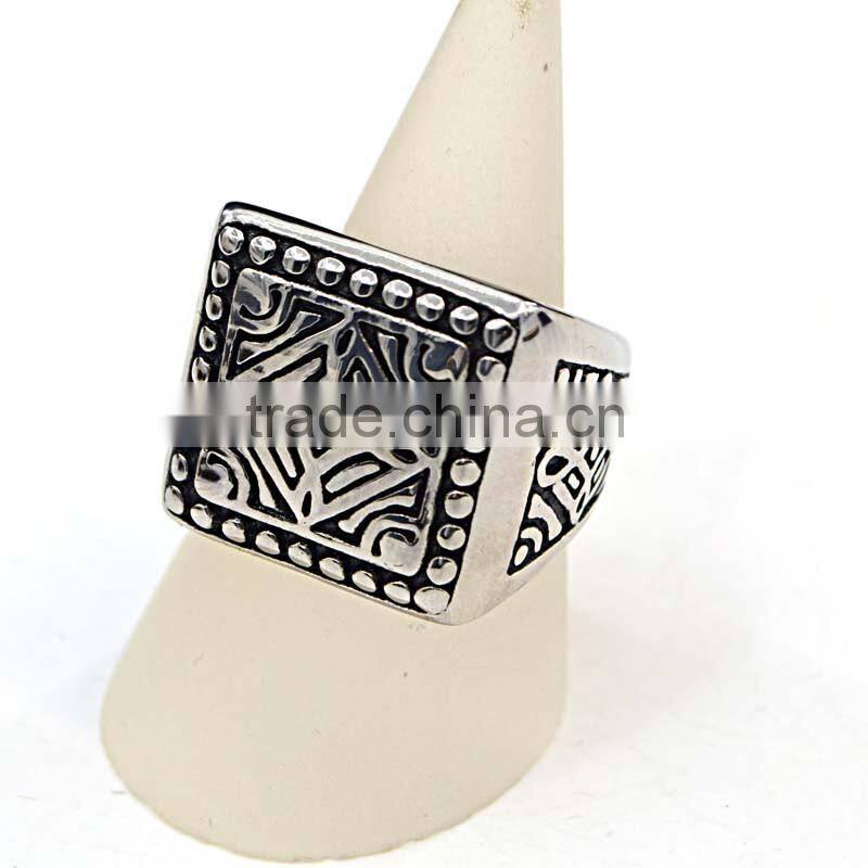 fashion jewellery gothic fashion handmade men's silver ring