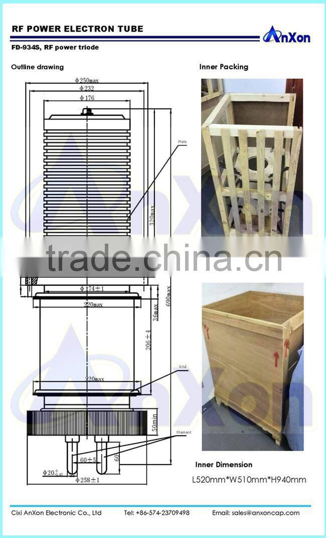 Vacuum Tube Triode Tube FD-934S