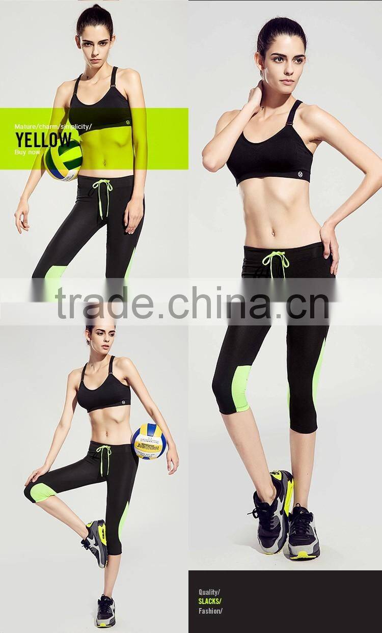 ladies fitness clothing women leggings tight yoga wear capris pants