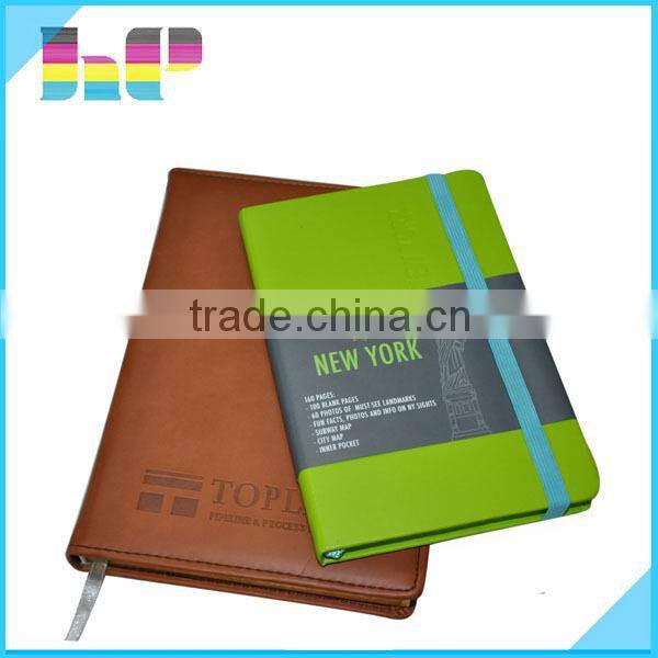 Shenzhen OEM factory leather hot foil book print