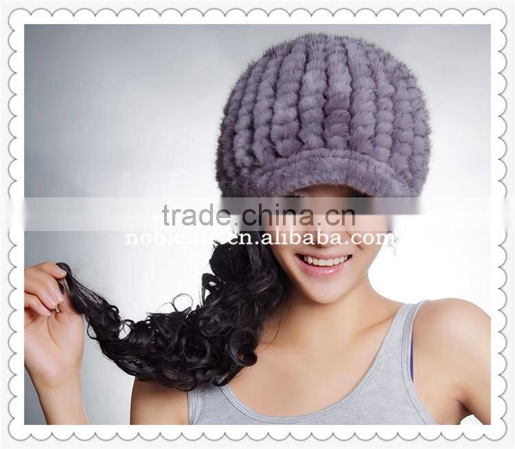 latest design autumn stylish Hat famous designer real mink fur hat