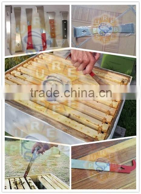 Double row bee bristle brush for beekeeping cleaning bee brush