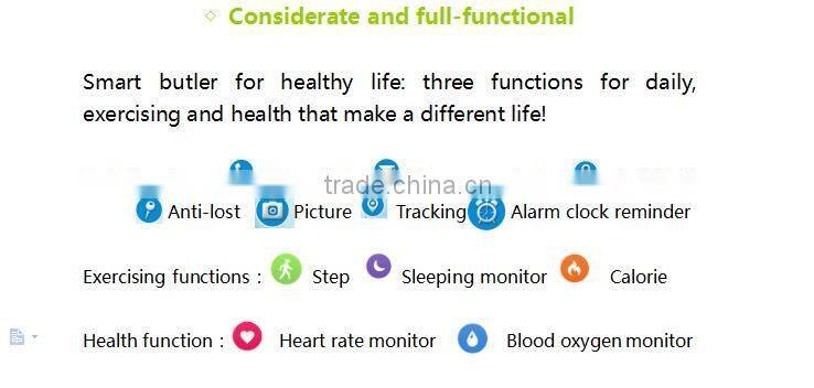 Smart bracelet 2016 with phone calling, bluetooth bracelet watch with LED display, stainless steel custom led bracelet