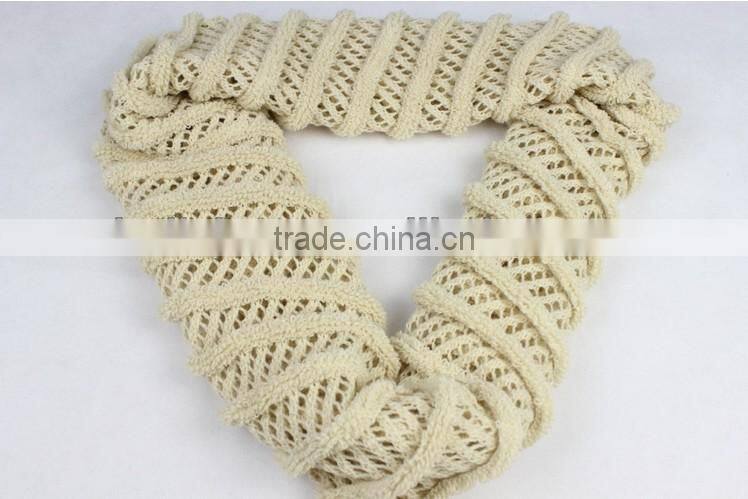 Winter Fashion Twill Solid Color Women Loop Scarf