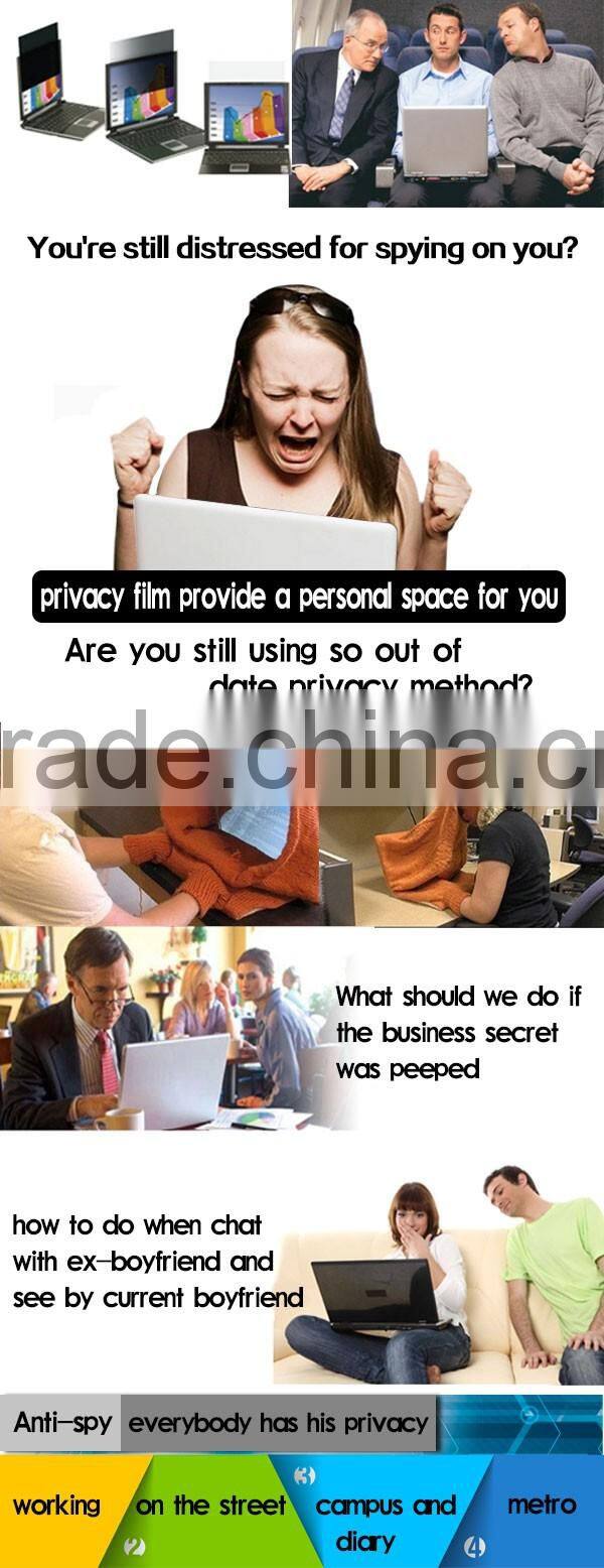 Privacy screen guard filter protector for computer laptop