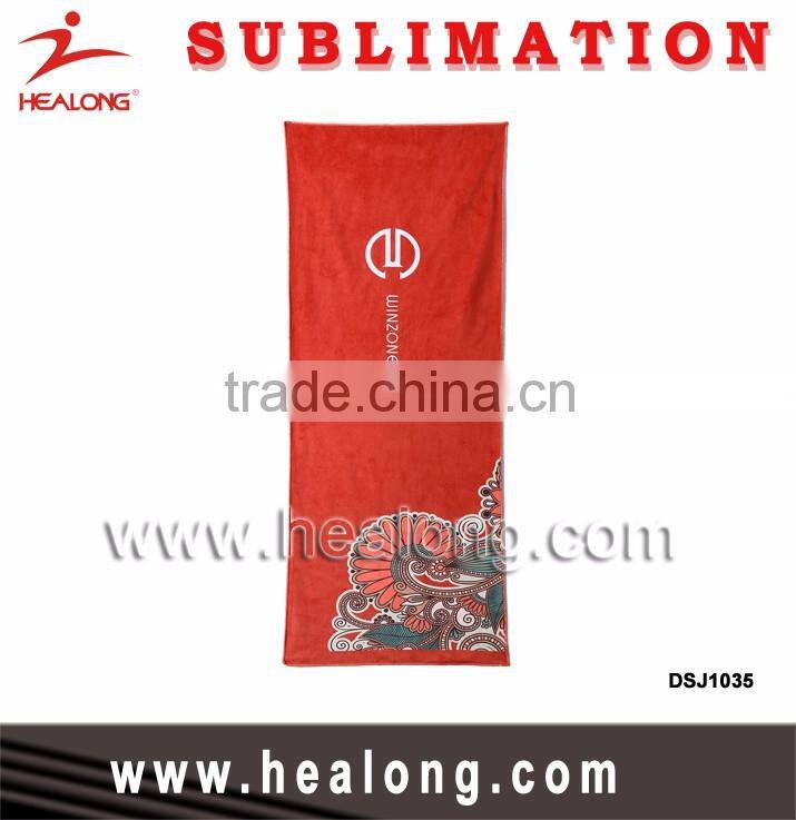 Hot Sale 100% Customized Sublimation Hand Gym Yoga Golf Sport Beach Bath Towel