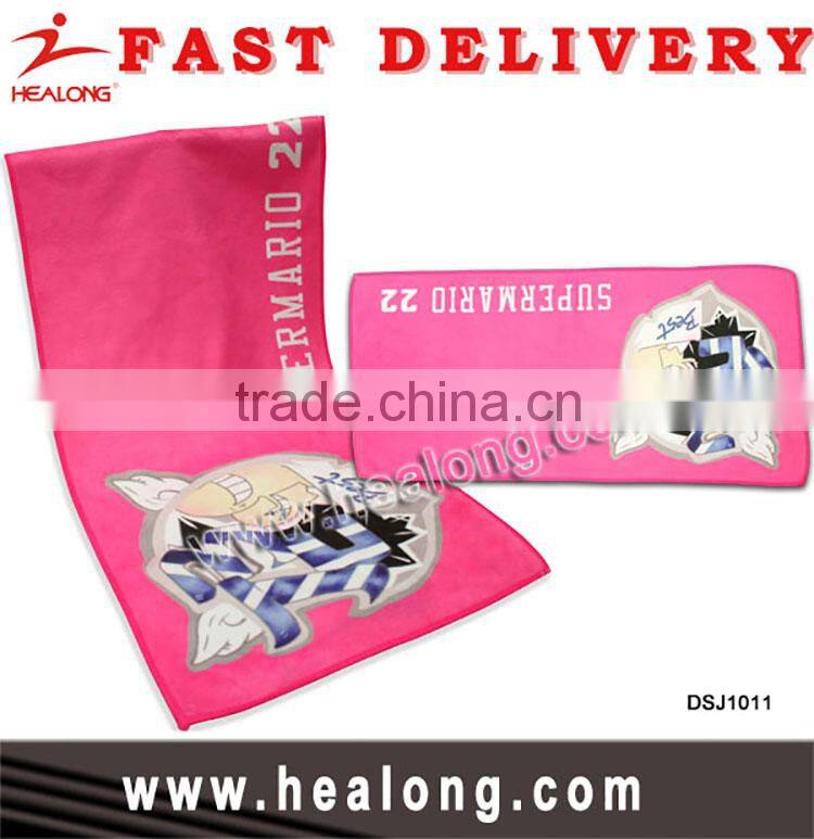 factory price environment-friendly soft custom microfiber printed bath towel