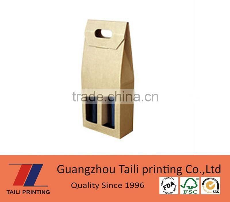 Good quality disposable corrugated wine box