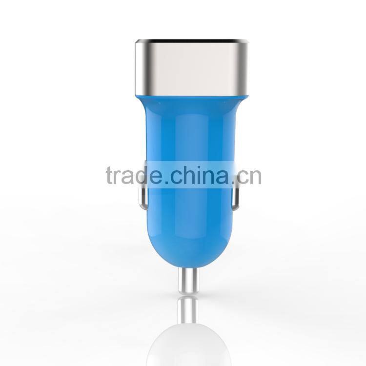 universal travel car charger 5v 2.4a dual usb car charger