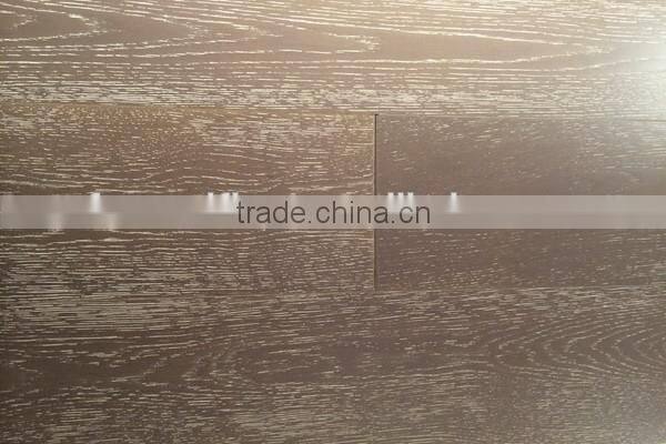 hand-scraped european oak white grain engineered wide plank floors
