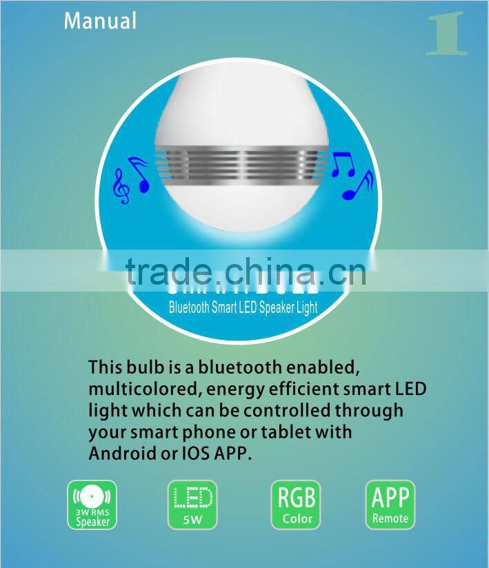 360 degree super bass music portable wireless bluetooth speaker with colorful led light