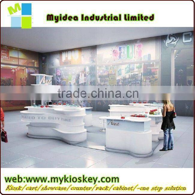 Modern new arrival shopping mall nail bar kiosk for manicure