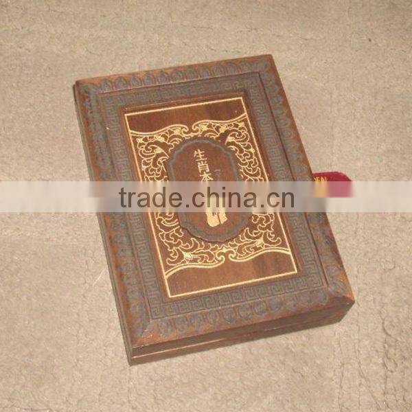 Top quality real wood coin display box
