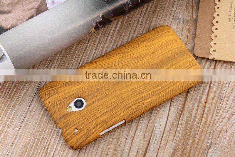 Wooden texture hard case for HTC one M7