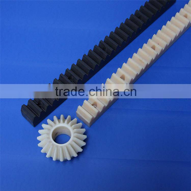 Guangzhou engineering plastic injection moulded pa66 polyamide ertalon nylon helical rack gear