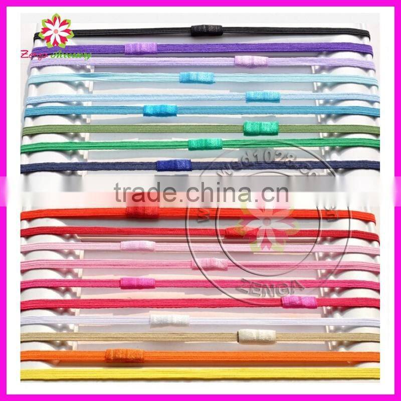 Bow lace headband, lace elastic headband, elastic lace headband