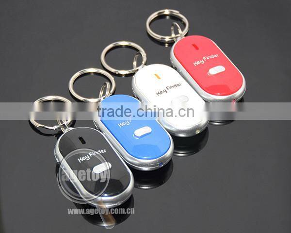 Blister Packing Promotional Electronic Switch LED Light Whistle Key Finder