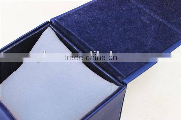 Single leather watch travel box