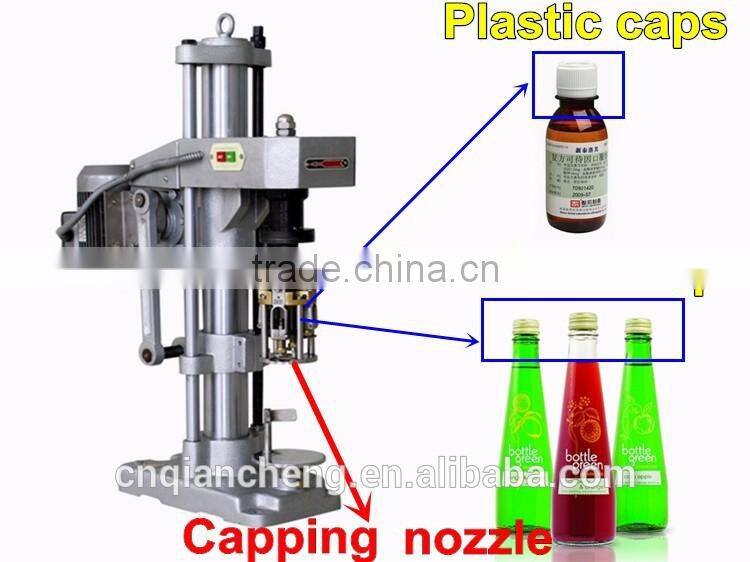 Trade assurance factory price Capping machine semi automatic,glass bottle capping machine
