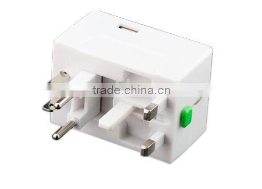 All in one EU USA Australia UK travel plug World Travel USB Power Adapter