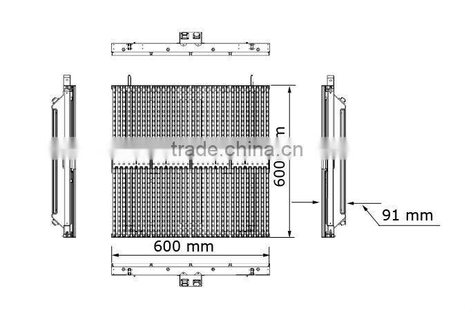 outdoor rotatable LED curtain display