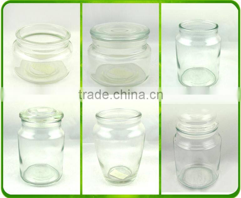 Customized Clear Fancy Water Glass Bottle Glass Jar