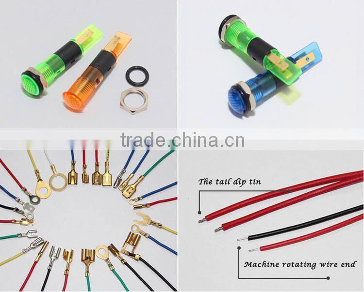 FILN Popular 8MM Plastic Yellow 36v hot water tank 24 volt Led Indicator Lights