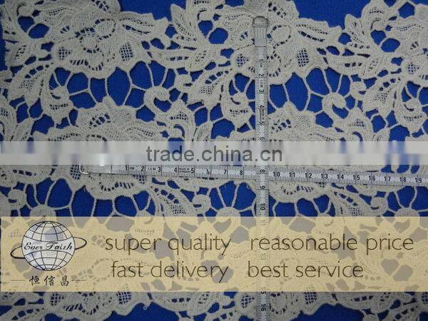 Super quality best sell floral embroidery lace fabric