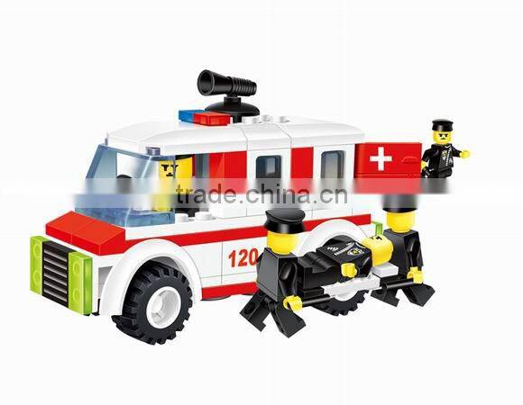 fire fighter education kids plastic blocks toys