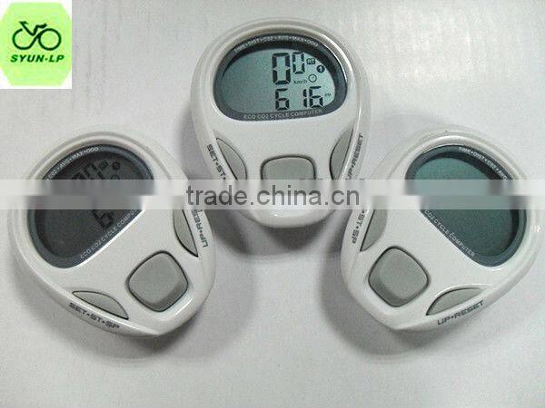 Waterproof bike computer with speedometer