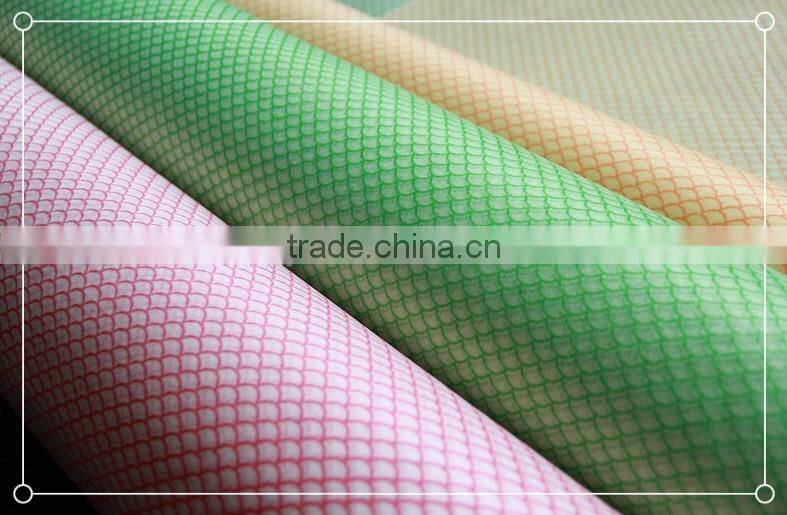 Hairou chemical bonded fish scale fashion design super cleaning cloth