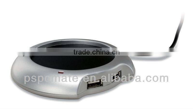 Usb cup warmer with 4 port usb hub Mug heater