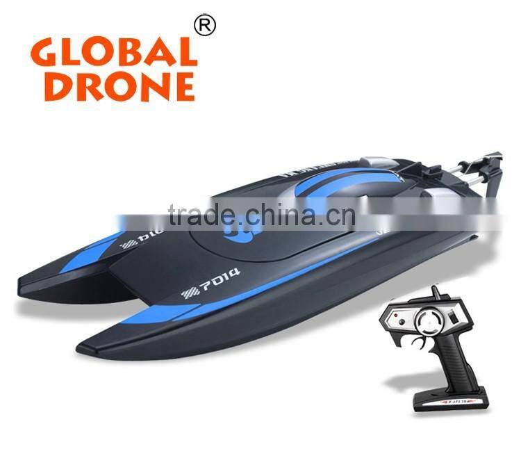 Radio Control Double Horse 7014 2.4G 14.2KM/H RC High Speed Black Stealth Boat