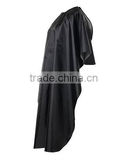 Black Waterproof Hair Cutting Gown Cape Hairdresser Cloth